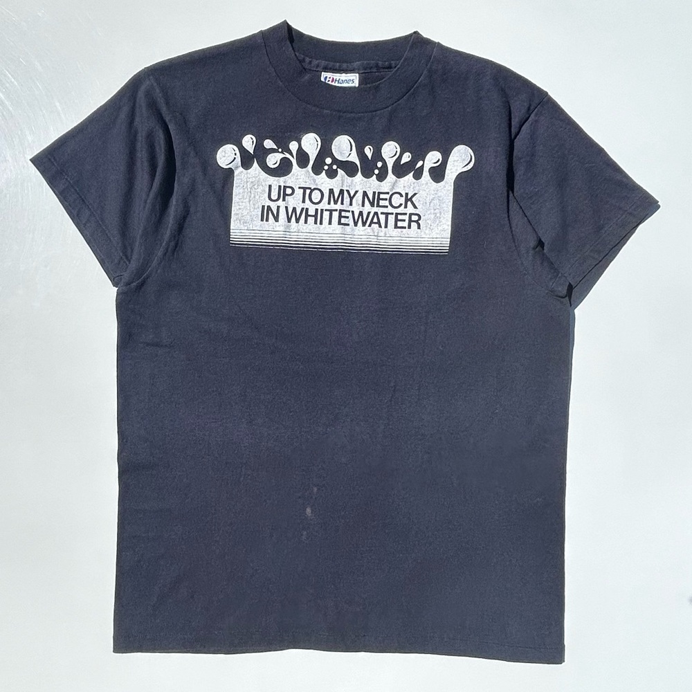 Vintage 80’s John Palmers All Outdoors Whitewater Rafting Skiing Hiking T Shirt
